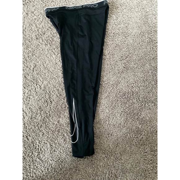 Nike Pro Dri Fit 3/4 Black Tights - Picture 12 of 12